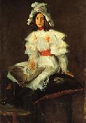 William Merritt Chase Girl in White France oil painting reproduction